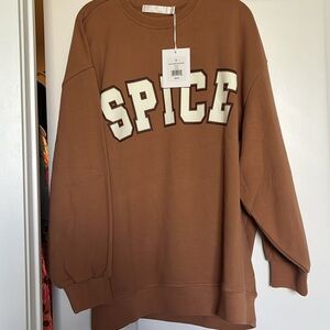 LRachel Parcell SPICE Sweatshirt Size Medium